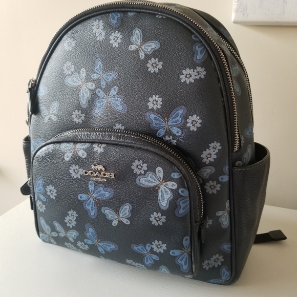 Coach Butterfly Court Backpack - Picture 2 of 15